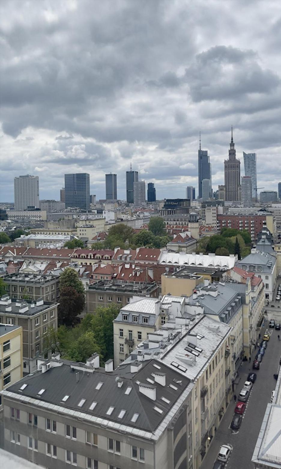 Апартаменты Atelier W Sercu Warszawy Z Panoramicznym Widokiem Варшава Экстерьер фото